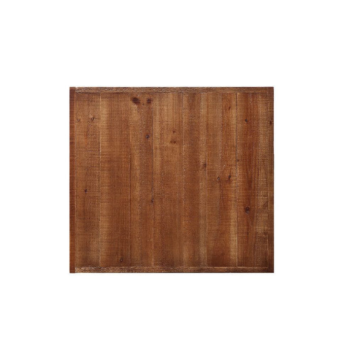 Ikram - End Table (Set of 2) - Weathered Oak & Sandy Black