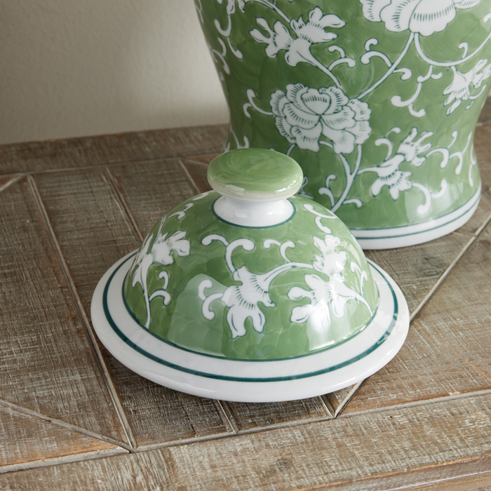 Imperial Lotus Lidded Ginger Jar - The Well Appointed House