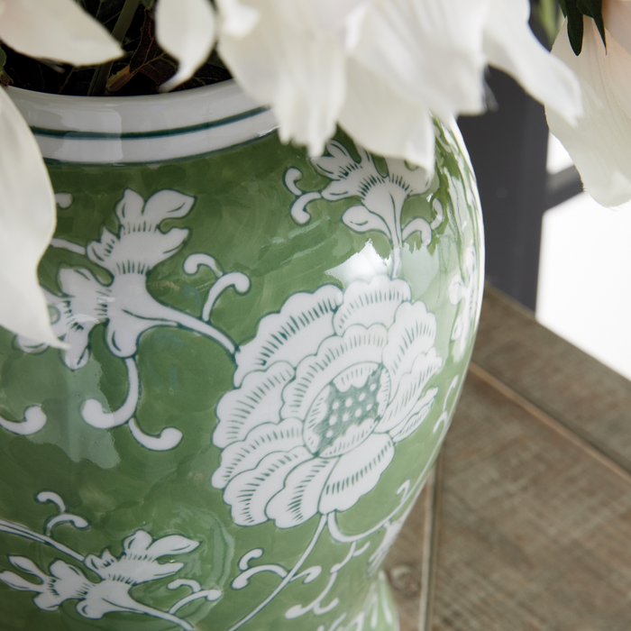 Imperial Lotus Lidded Ginger Jar - The Well Appointed House