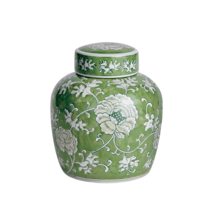 Imperial Lotus Lidded Jar - The Well Appointed House