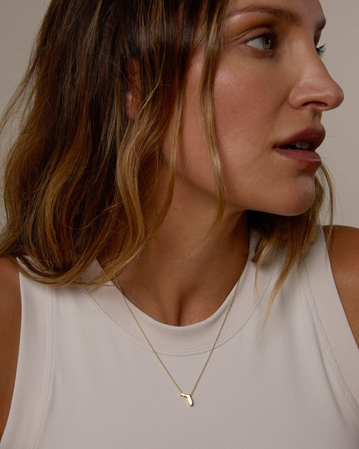 Model wearing In The Heart Of Necklace