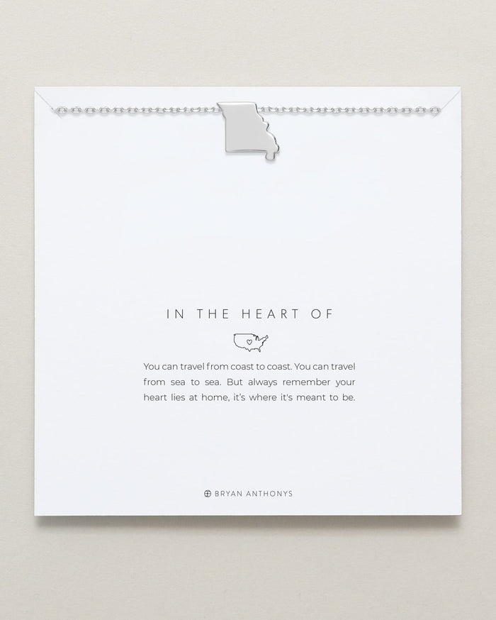 In The Heart Of Necklace — Missouri carded