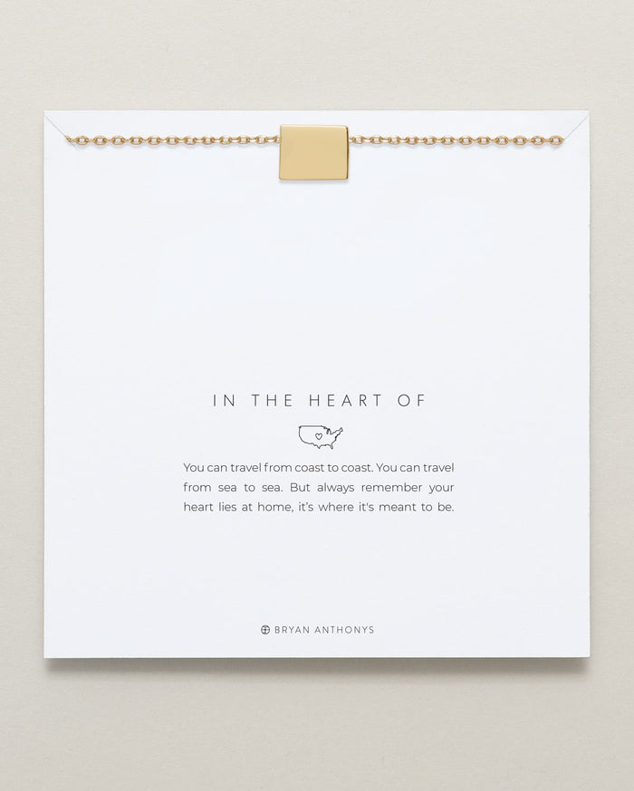 In The Heart Of Necklace — Wyoming carded