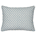 Indigo Oleander Throw Pillow - The Well Appointed House