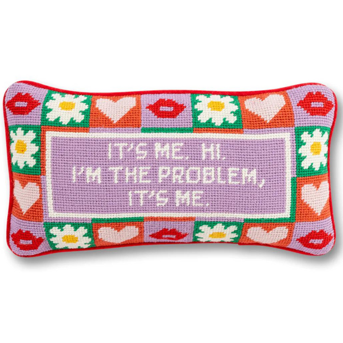 It's Me Needlepoint Pillow - The Well Appointed House