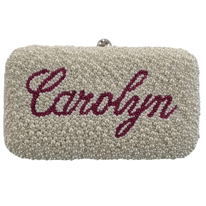 Ivory Beaded Box Bag - Gifts for Her - The Well Appointed House
