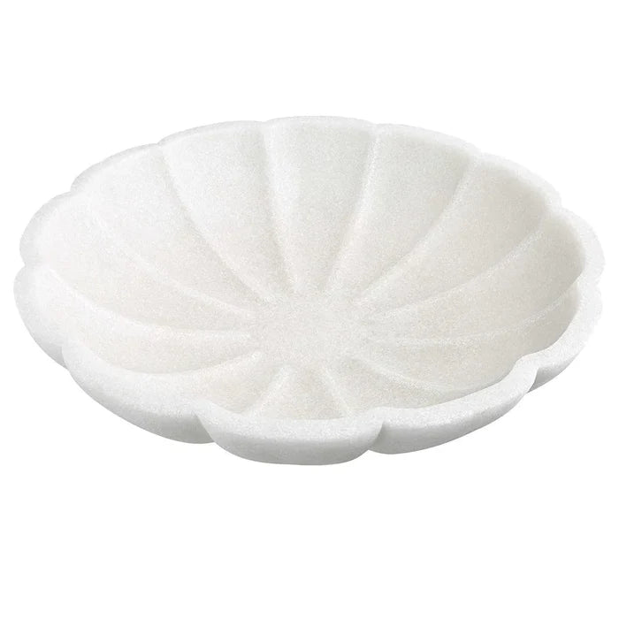 Ivory Ricestone Petal Bowl - Decorative Bowls - The Well Appointed House