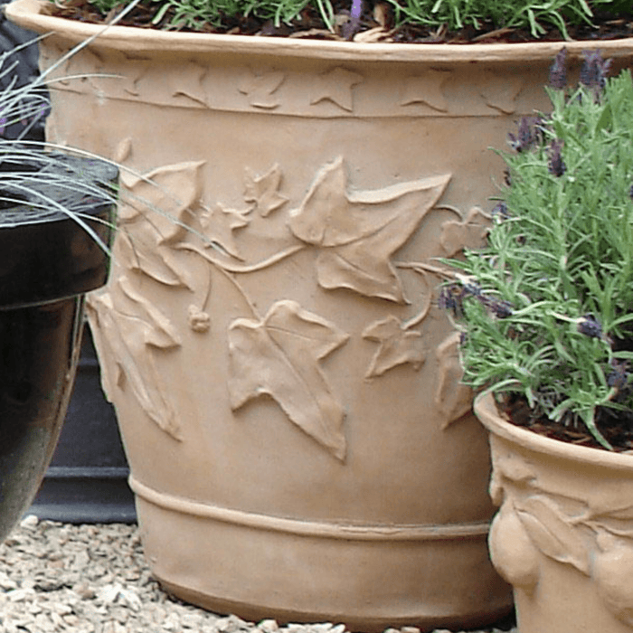 Ivy Pattern Garden Pot - Outdoor Planters - The Well Appointed House