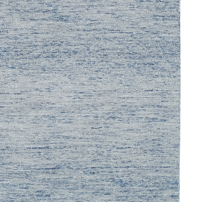 James Hand Tufted Wool Rug in Denim - The Well Appointed House