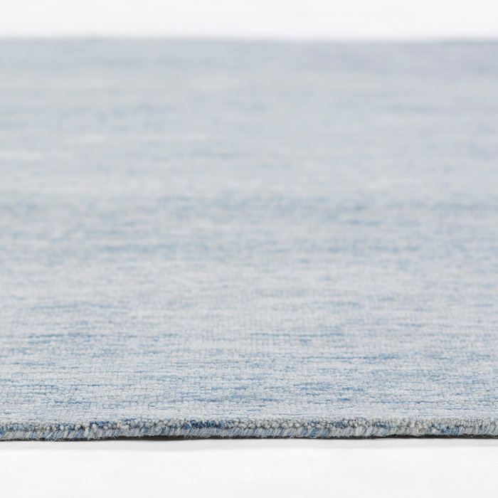 James Hand Tufted Wool Rug in Denim - The Well Appointed House
