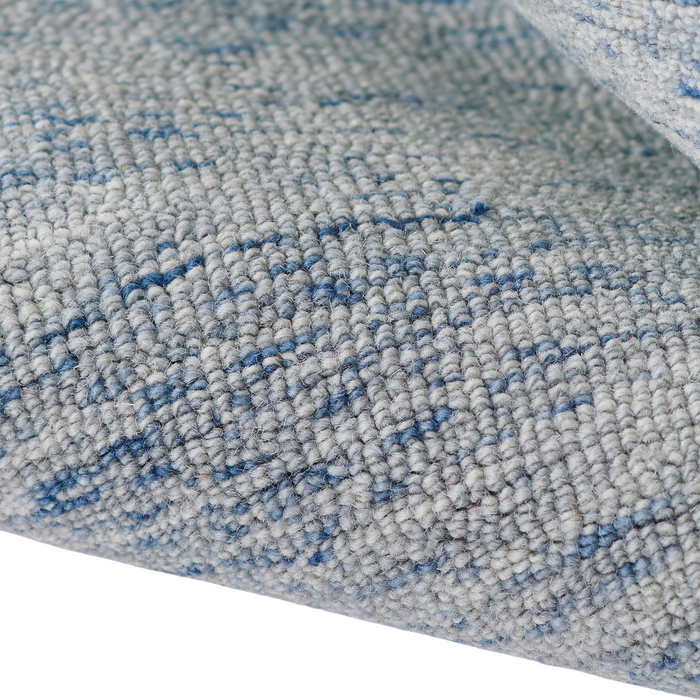 James Hand Tufted Wool Rug in Denim - The Well Appointed House