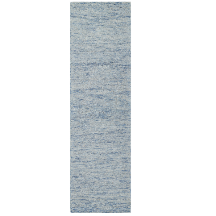 James Hand Tufted Wool Rug in Denim - The Well Appointed House