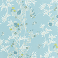 Jardin De Chine Wallcovering in Ciel Aqua - The Well Appointed House
