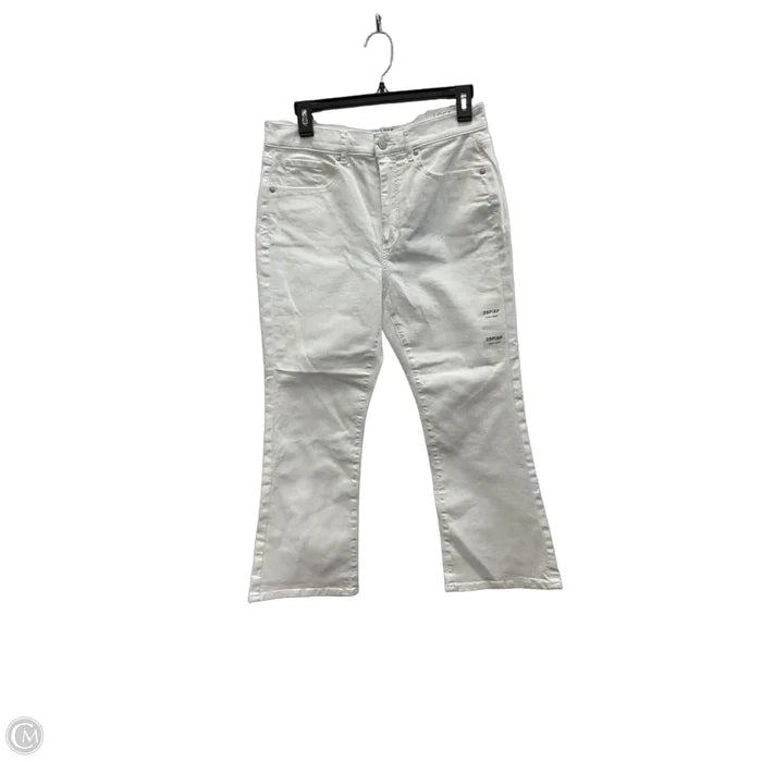Jeans Boot Cut By Loft In White, Size: 8p