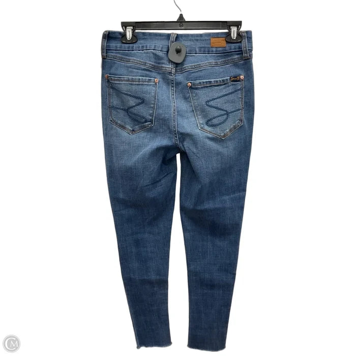 Jeans Skinny By Seven 7 In Blue Denim, Size: 4
