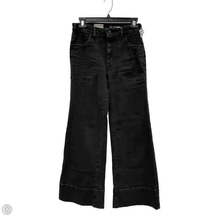 Jeans Wide Leg By Pilcro In Black, Size: 2