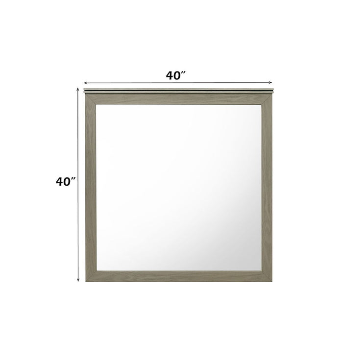Joanna - Mirror - Weathered Gray