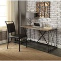 Jodie - Writing Desk (Same Ac00905) - Rustic Oak & Antique Black