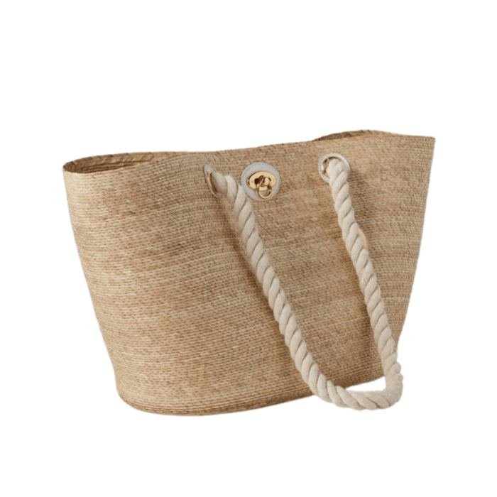 Pigeon & Poodle Joliette Nautical White Woven Shopper Bag - Gifts for Her - The Well Appointed House