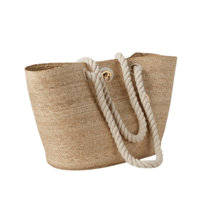 Pigeon & Poodle Joliette Nautical White Woven Shopper Bag - Gifts for Her - The Well Appointed House