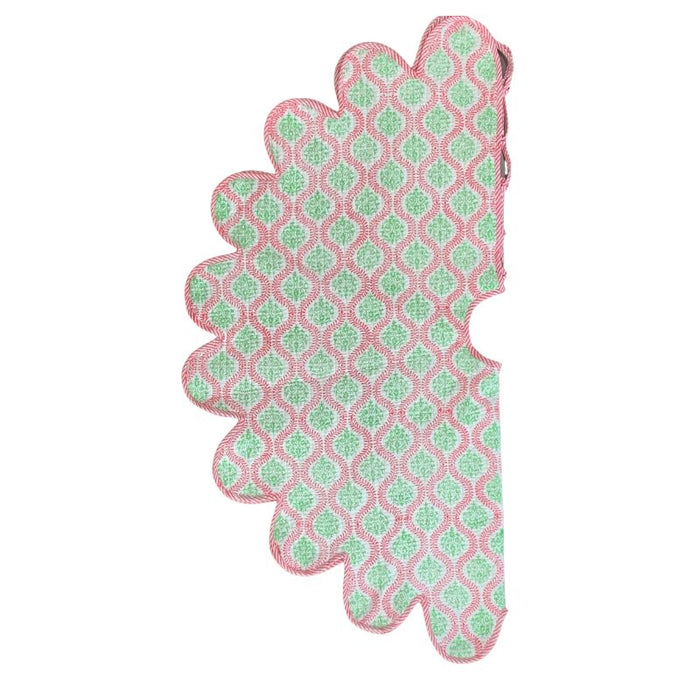 Holiday Vines Quilted Christmas Tree Skirt - The Well Appointed House