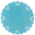 Juliet Bows Placemat in Robin Egg Blue - Well Appointed House