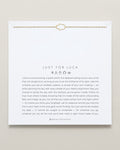 Bryan Anthonys Just For Luck Hamsa Gold Bracelet On Card