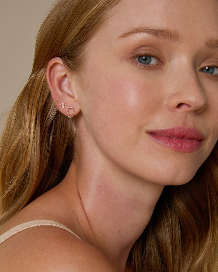Bryan Anthonys Just For Luck Gold Earring On Model