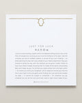 Bryan Anthonys Just For Luck Gold Hamsa Necklace On Card