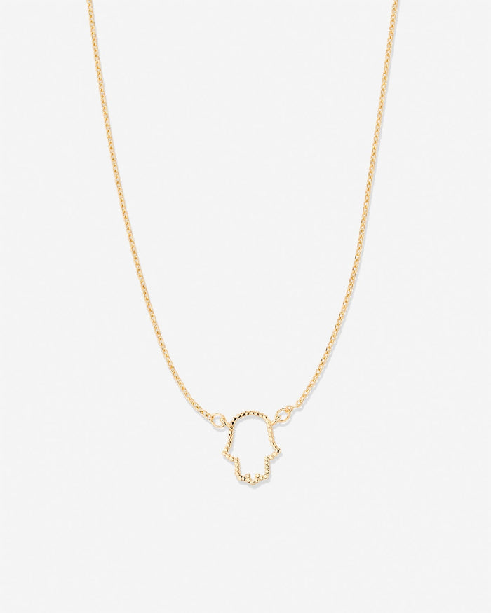 Bryan Anthonys Just For Luck Collection Hamsa Necklace Gold