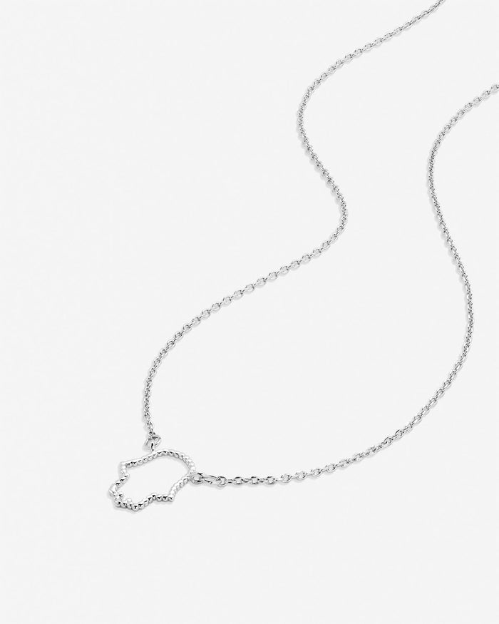Bryan Anthonys Just For Luck Collection Hamsa Necklace Silver