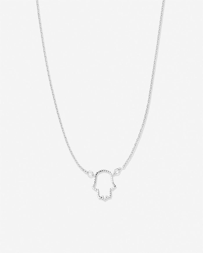 Bryan Anthonys Just For Luck Collection Hamsa Necklace Silver