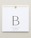 Bryan Anthonys Just For You Initial B Gold Necklace On Card