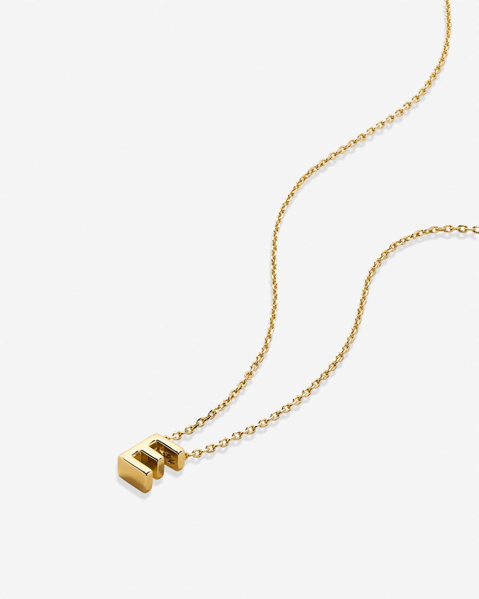 Bryan Anthonys Just For You Gold E Necklace Macro