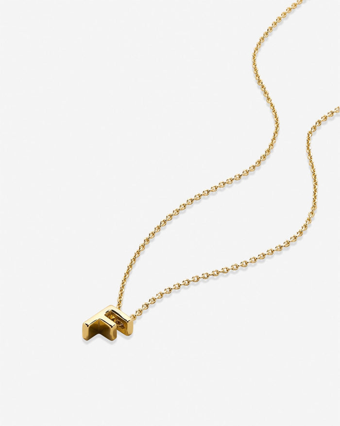 Bryan Anthonys Just For You Gold F Necklace Macro