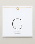 Bryan Anthonys Just For You Gold G Necklace On Card