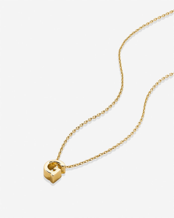 Bryan Anthonys Just For You Gold G Necklace Macro