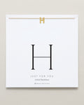 Bryan Anthonys Just For You Gold H Necklace On Card