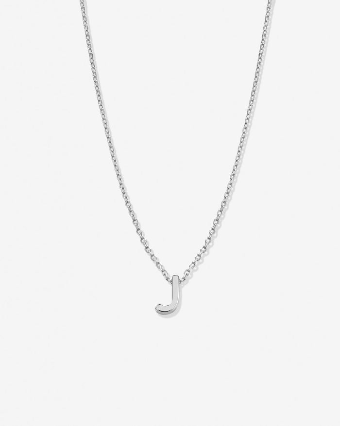 Bryan Anthonys Just For You Silver J Necklace