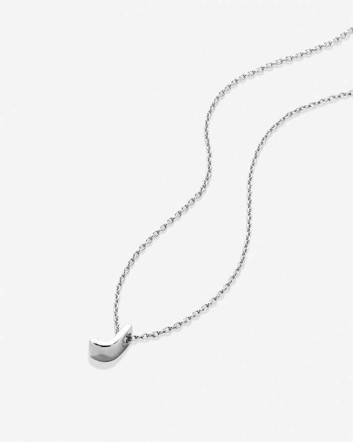 Bryan Anthonys Just For You Silver J Necklace Macro
