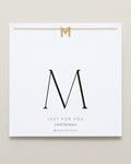 Bryan Anthonys Just For You Gold M Necklace On Card