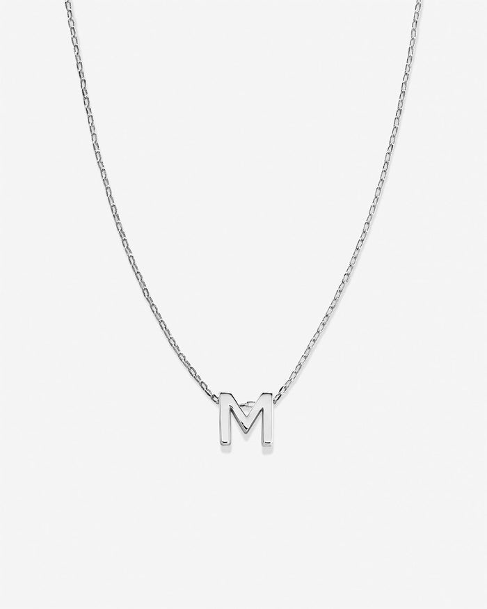Bryan Anthonys Just For You Silver M Necklace