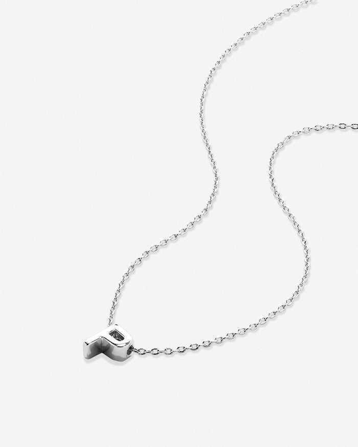 Bryan Anthonys Just For You Silver P Necklace Macro