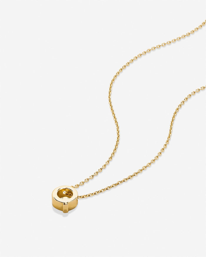 Bryan Anthonys Just For You Gold Q Necklace Macro