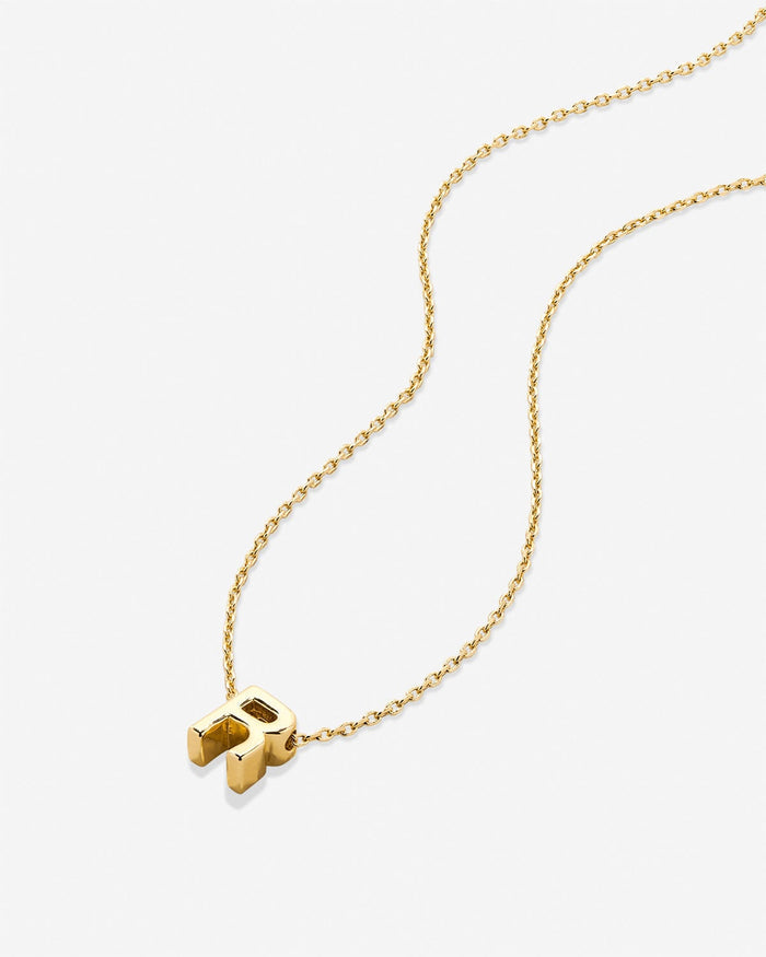 Bryan Anthonys Just For You Gold R Necklace Macro