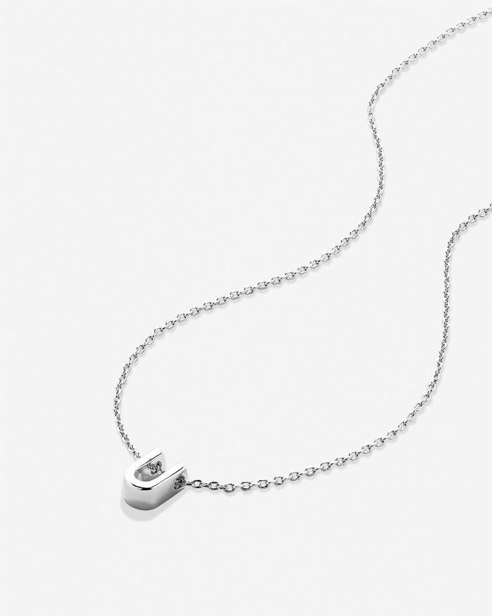 Bryan Anthonys Just For You Silver U Necklace Macro