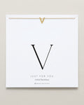 Bryan Anthonys Just For You Gold V Necklace On Card