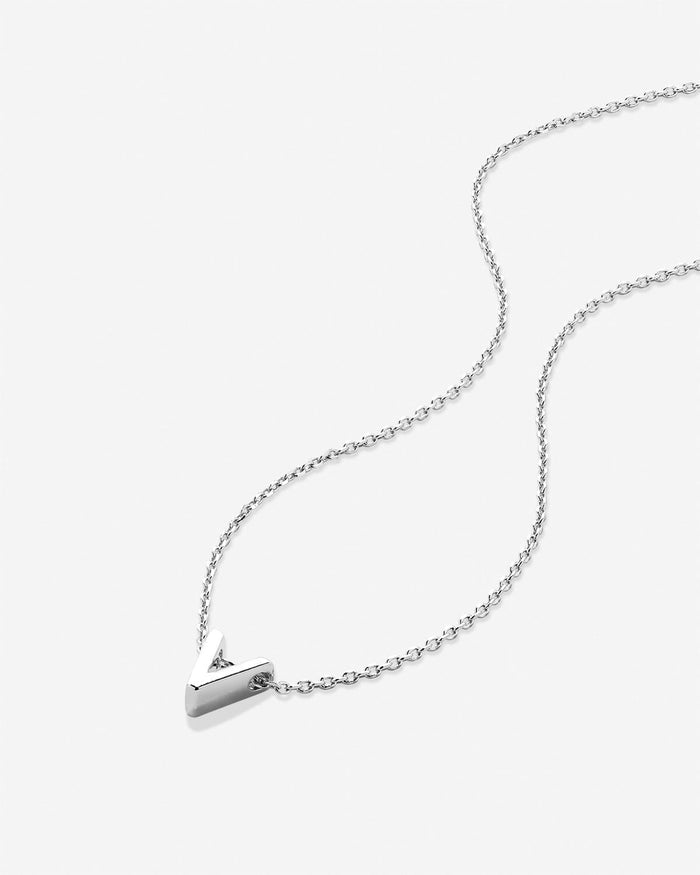 Bryan Anthonys Just For You Silver V Necklace Macro