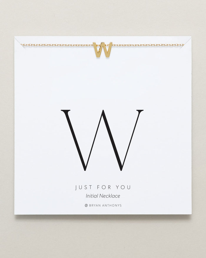 Bryan Anthonys Just For You Gold W Necklace On Card