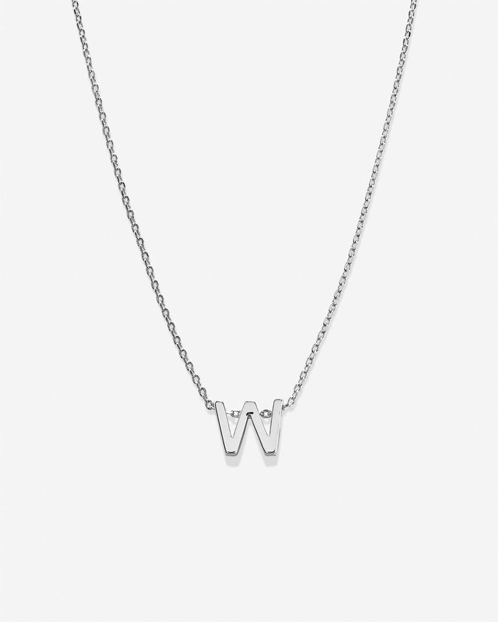 Bryan Anthonys Just For You Silver W Necklace